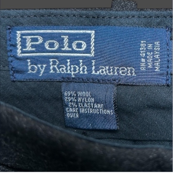 Polo by Ralph Lauren Men's Heather Gray Wool Blend Heavy Pants Size 34/30 #00342 - Picture 4 of 5